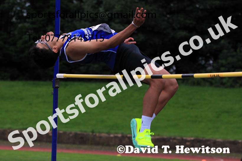 High Jump, 2023 NEGP 5 Monkton, Wed, July 26th. Photo: David T. Hewitson/Sports for All Pics